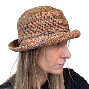Helen Kaminski Multicolor Woven Women's Hat